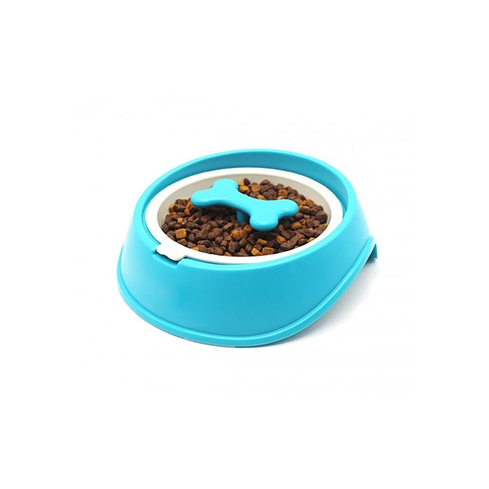 060360 Gamelle original pour chiens chats anti-asphyxie, meilleur digestion 15cm