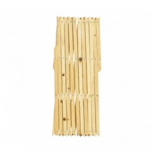 434013 Grille en bois extensible Welkhome 150x30 cm pour plante 2