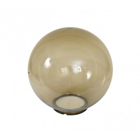 lampes sphère de jardin couleur fumé 25 cm pour extérieur