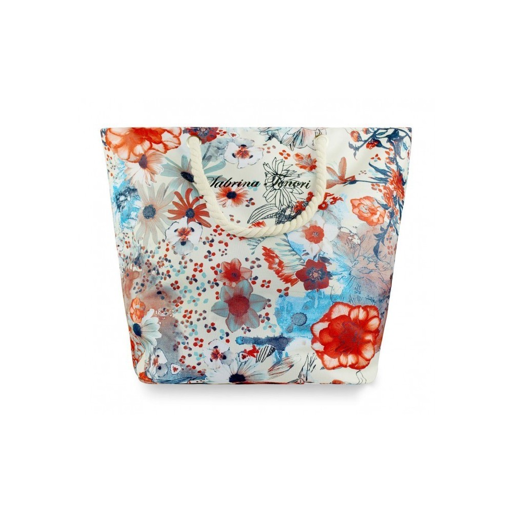 423059 Sac de plage Sabrina Tenori motif floral JUTA
