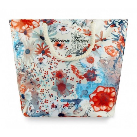 423059 Sac de plage Sabrina Tenori motif floral JUTA