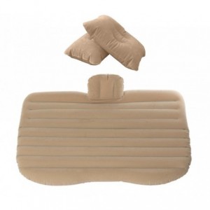 775310 Matelas de voiture gonflable avec pompe intégrée et 2 coussins