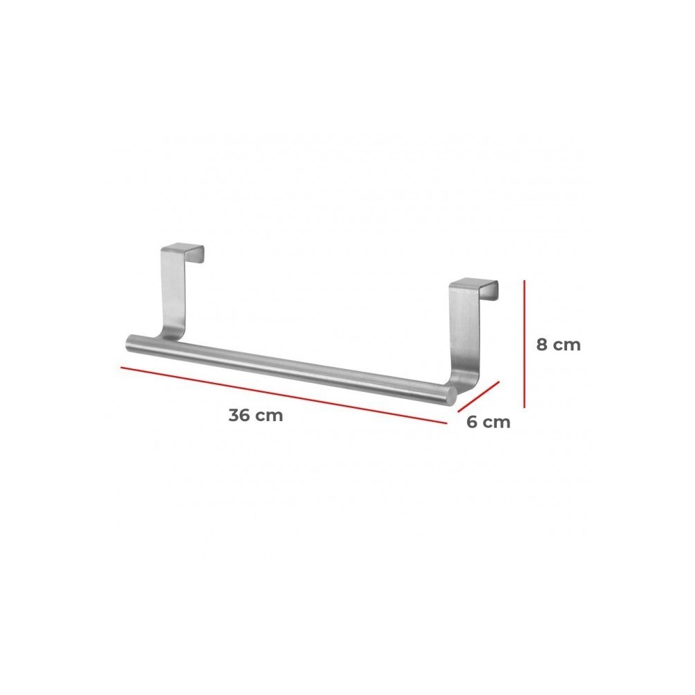 061008 Porte-serviettes en acier à suspendre WELKHOME