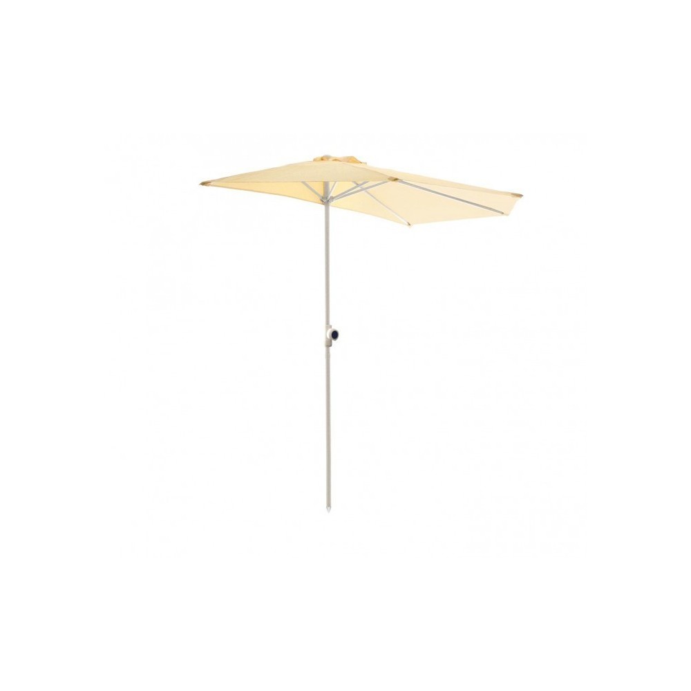 331774 Parasol de jardin semi-circulaire ONSHORE 160X100 cm