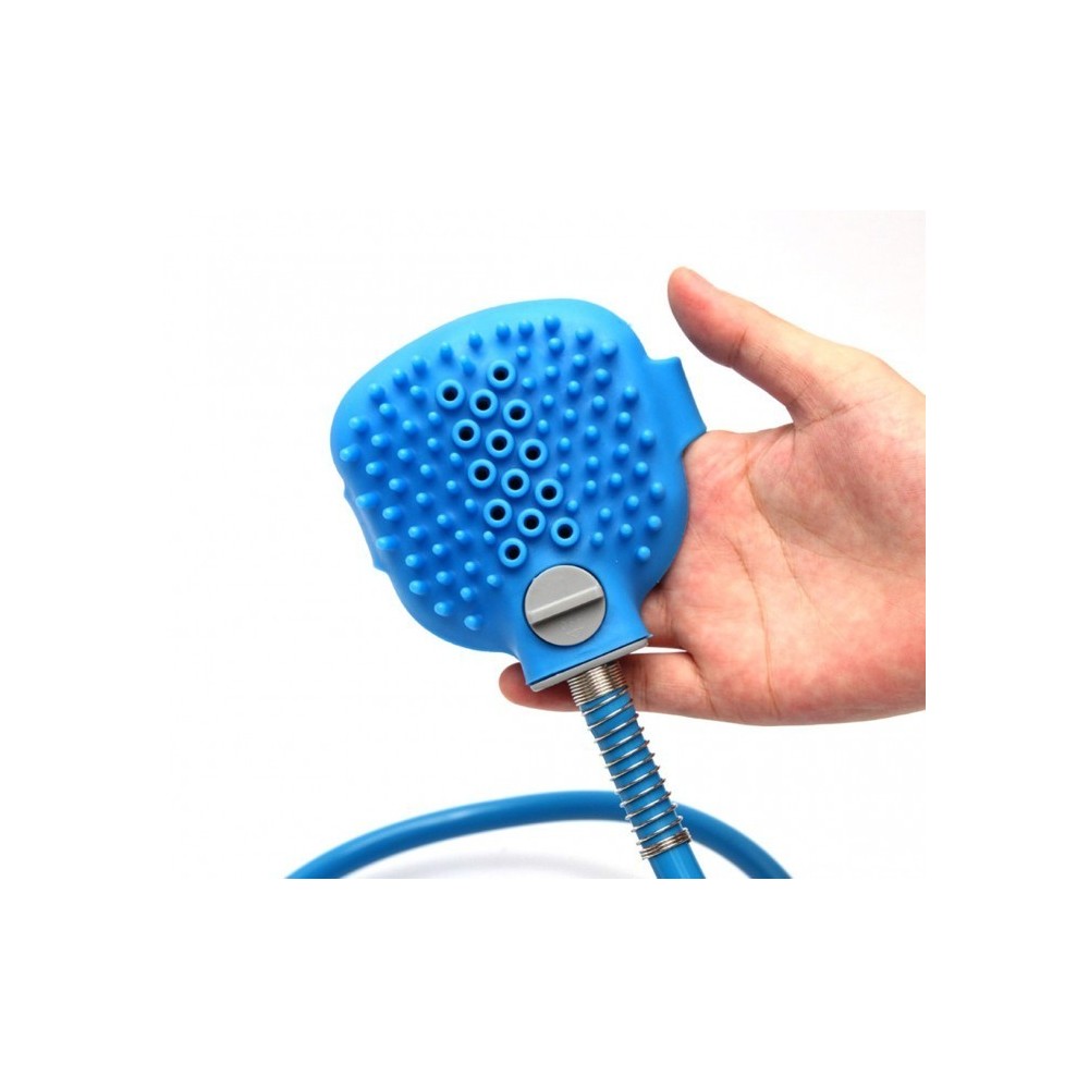 255470 Pet Scrub système de lavage pour chien avec éponge et pompe à eau