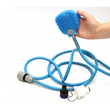 255470 Pet Scrub système de lavage pour chien avec éponge et pompe à eau  255470 Pet Scrub système de lavage pour chien avec éponge et pompe à eau