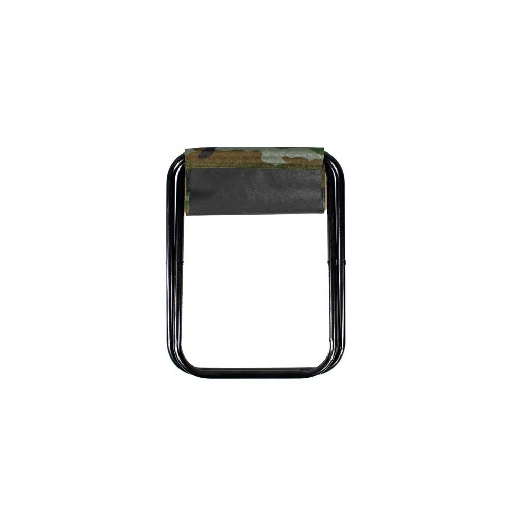 288351 Tabouret pliant EVERTOP camouflage 34 cm pour camping, mer ou plage