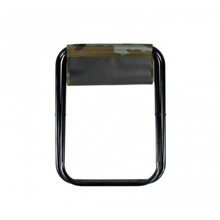 288351 Tabouret pliant EVERTOP camouflage 34 cm pour camping, mer ou plage