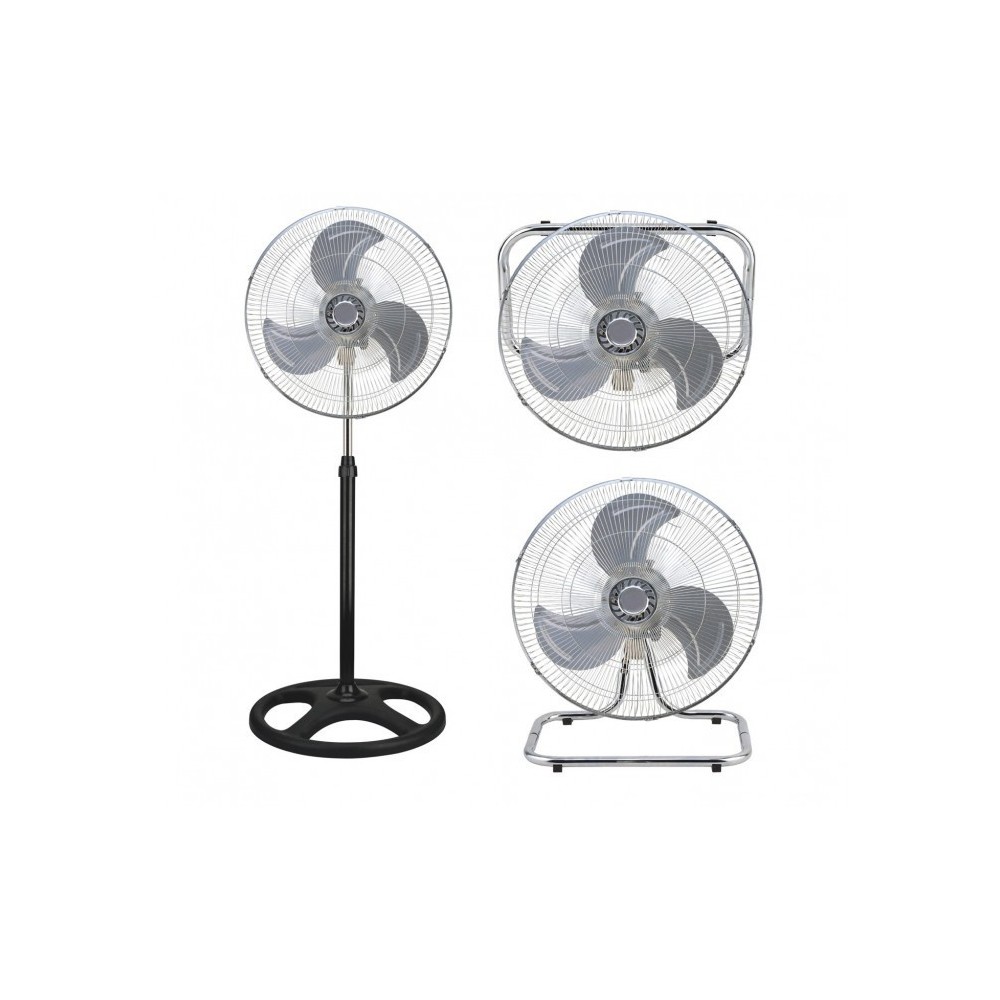 Ventilateur VIP-45PLUS Colonne SDS 3 en 1 pour table et  mur pales de 45cm