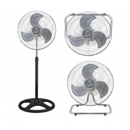 Ventilateur VIP-45PLUS Colonne SDS 3 en 1 pour table et  mur pales de 45cm