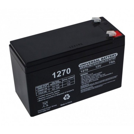  batterie en plomb-acide 7Ah pour voitures électriques et scooter 12N7AH 12v