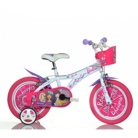 Vélo pour filles DINO BIKES 616 G-BA  taille 16" BARBIE 4 à 7ans