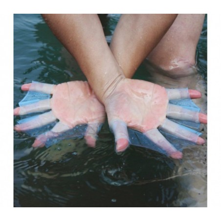 Paire de gants en silicone en forme de palmes pour nageur SNORKEL