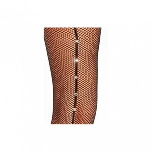 COLLANT ÉLASTIQUES DUPU MOD. 512 BACK LINE AVEC DES STRASS MULTICOLORES  2
