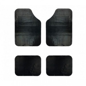 749137 SET DE TAPIS 4 AUTOSPRINT CAOUTCHOUC ANTI-DÉRAPANT UNIVERSEL