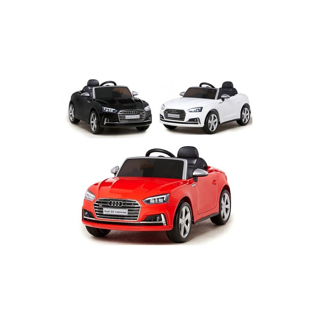 B81700 VOITURE ÉLECTRIQUE POUR ENFANTS AUDI S5 TELEGUIDEE 12V CABRIOLET