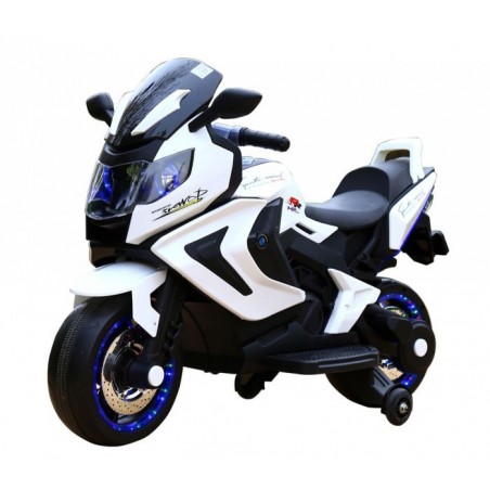 B38320 MOTO ÉLECTRIQUE POUR ENFANTS BKT AVEC LUMIÈRES ET SONS 12V MP3 USB AUX SD