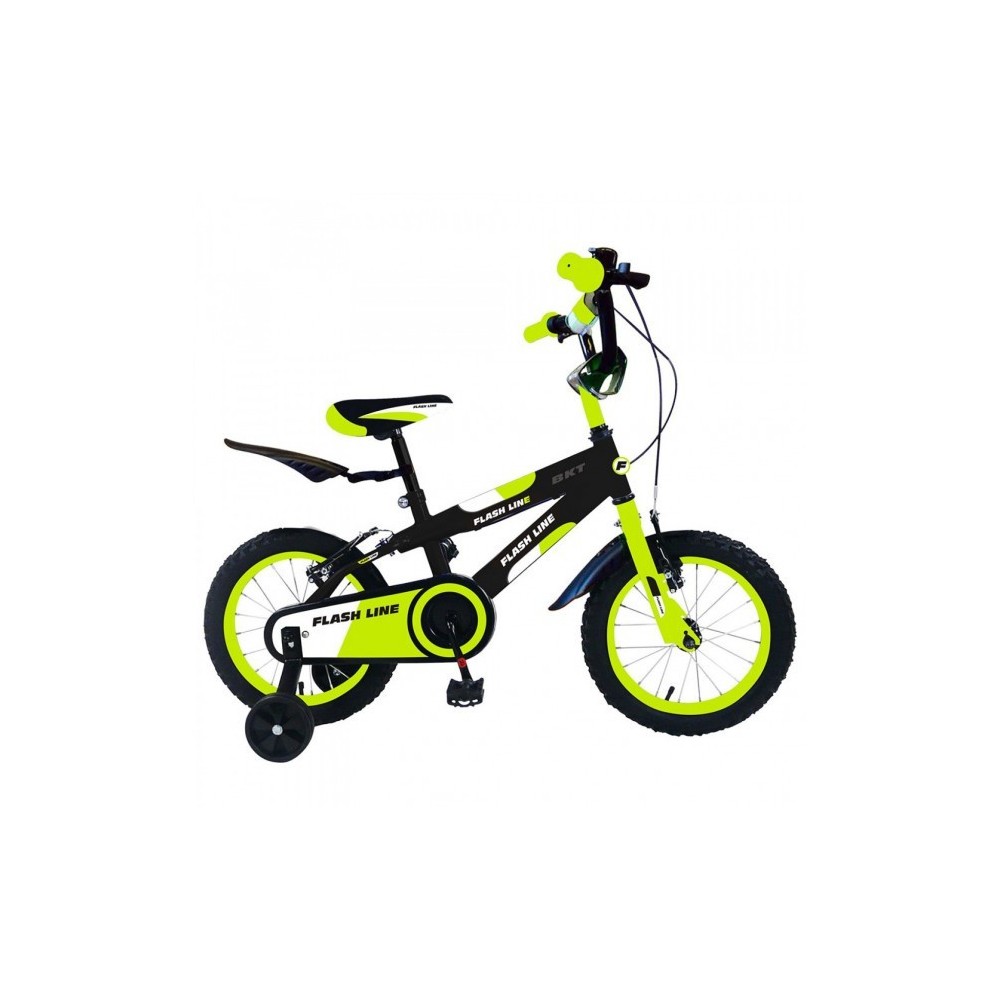 vélo enfant FLASH LINE taille 14 FLA14 pour les enfants de 3 à 6 ans