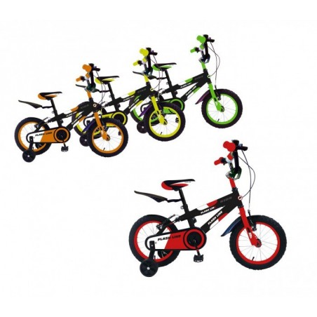  vélo enfant FLASH LINE taille 14 FLA14 pour les enfants de 3 à 6 ans