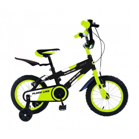  vélo enfant FLASH LINE taille 14 FLA14 pour les enfants de 3 à 6 ans
