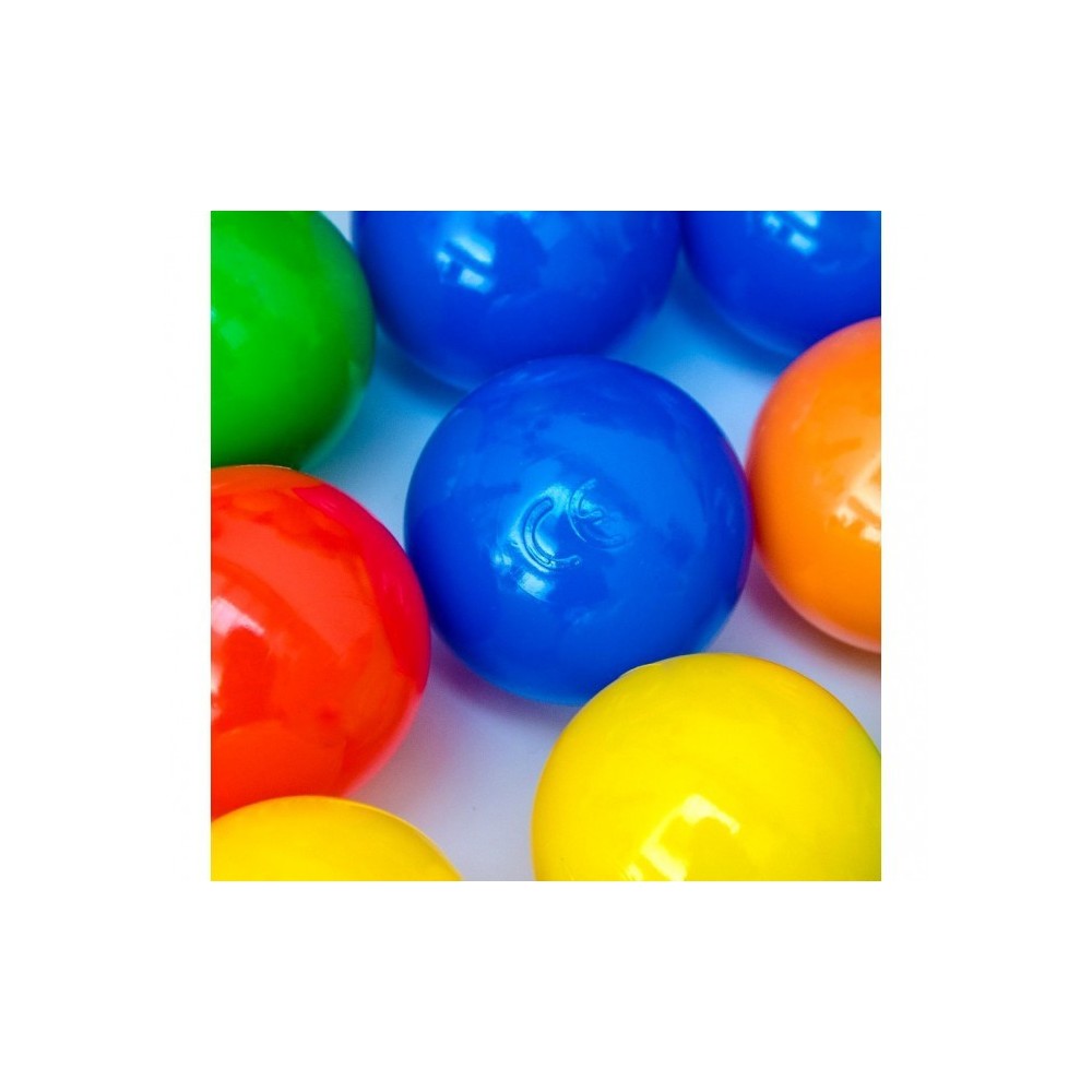  007244 Kit de 50 balles en plastique de 7 cm de différentes couleurs pour jouer