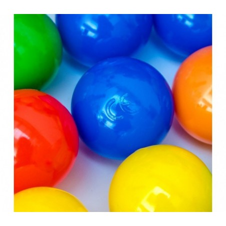  007244 Kit de 50 balles en plastique de 7 cm de différentes couleurs pour jouer