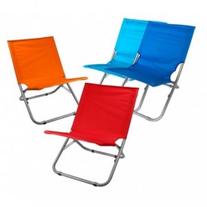 268636 ONSHORE chaise pliante pliante pour plage, terrasse, montagne ou piscine