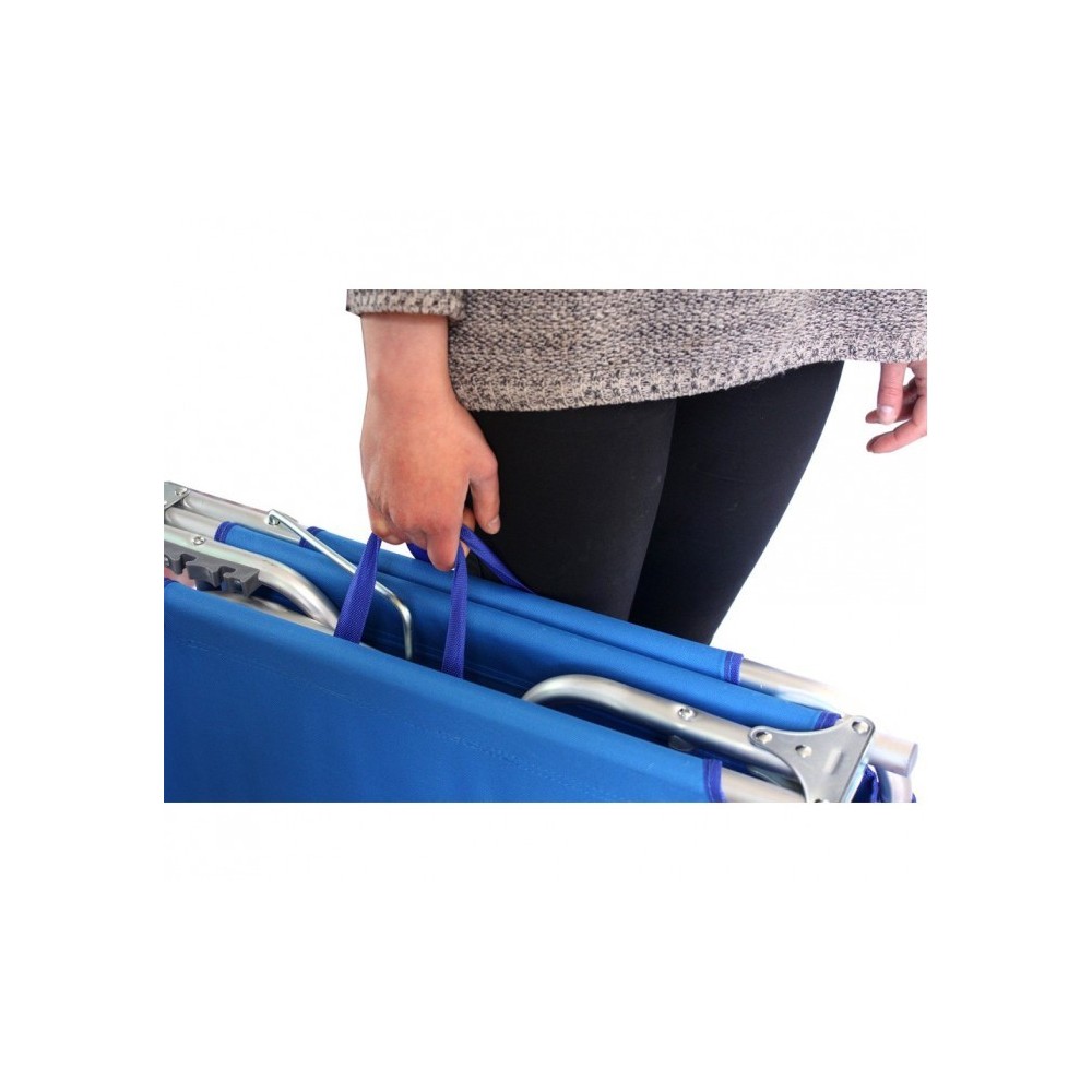 441023 Transat pliant avec parasol JoySummer réglable en 3 positions