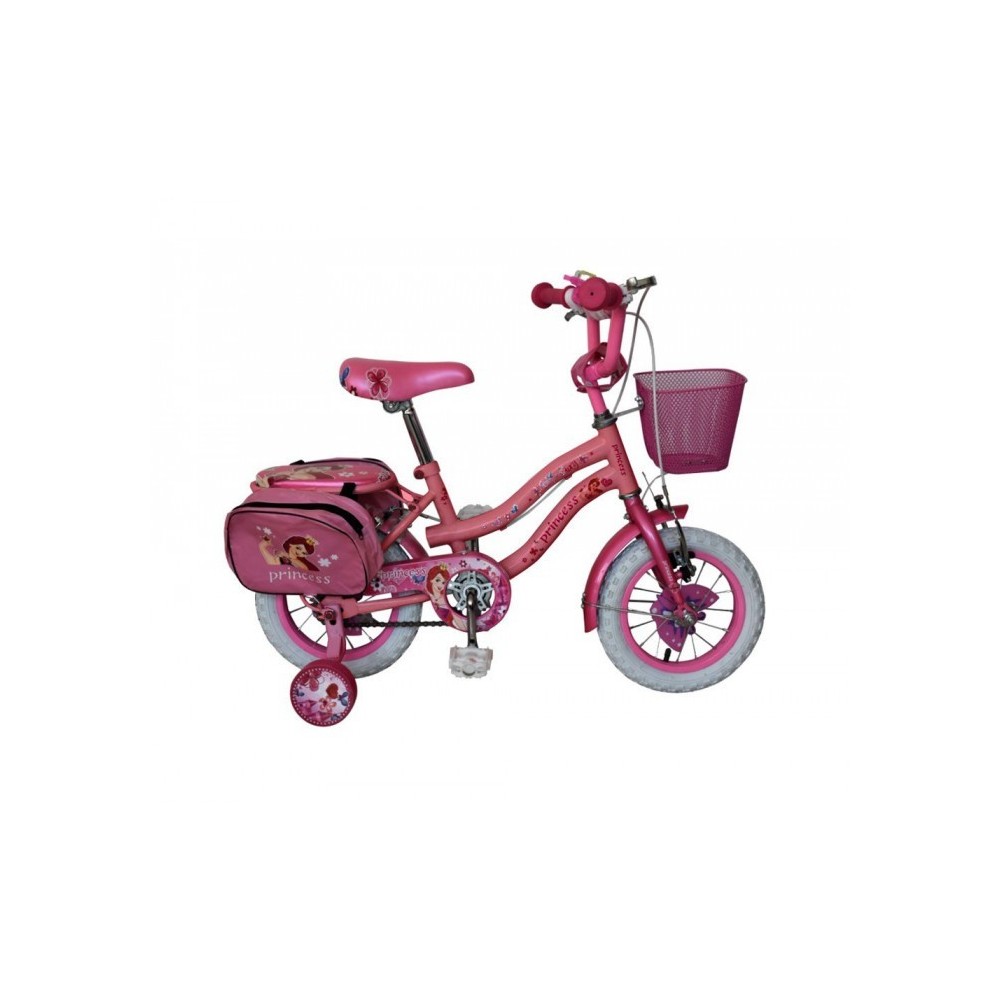  Vélo RS1211 pour filles Cadre PRINCESS taille 12 en acier âge 2 - 5 ans