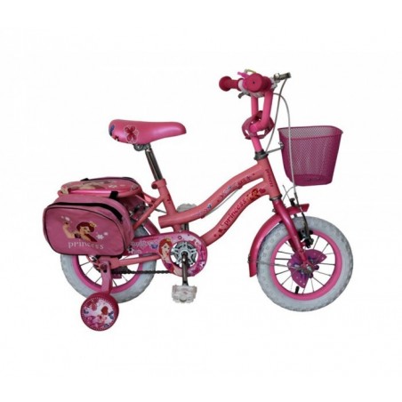  Vélo RS1211 pour filles Cadre PRINCESS taille 12 en acier âge 2 - 5 ans