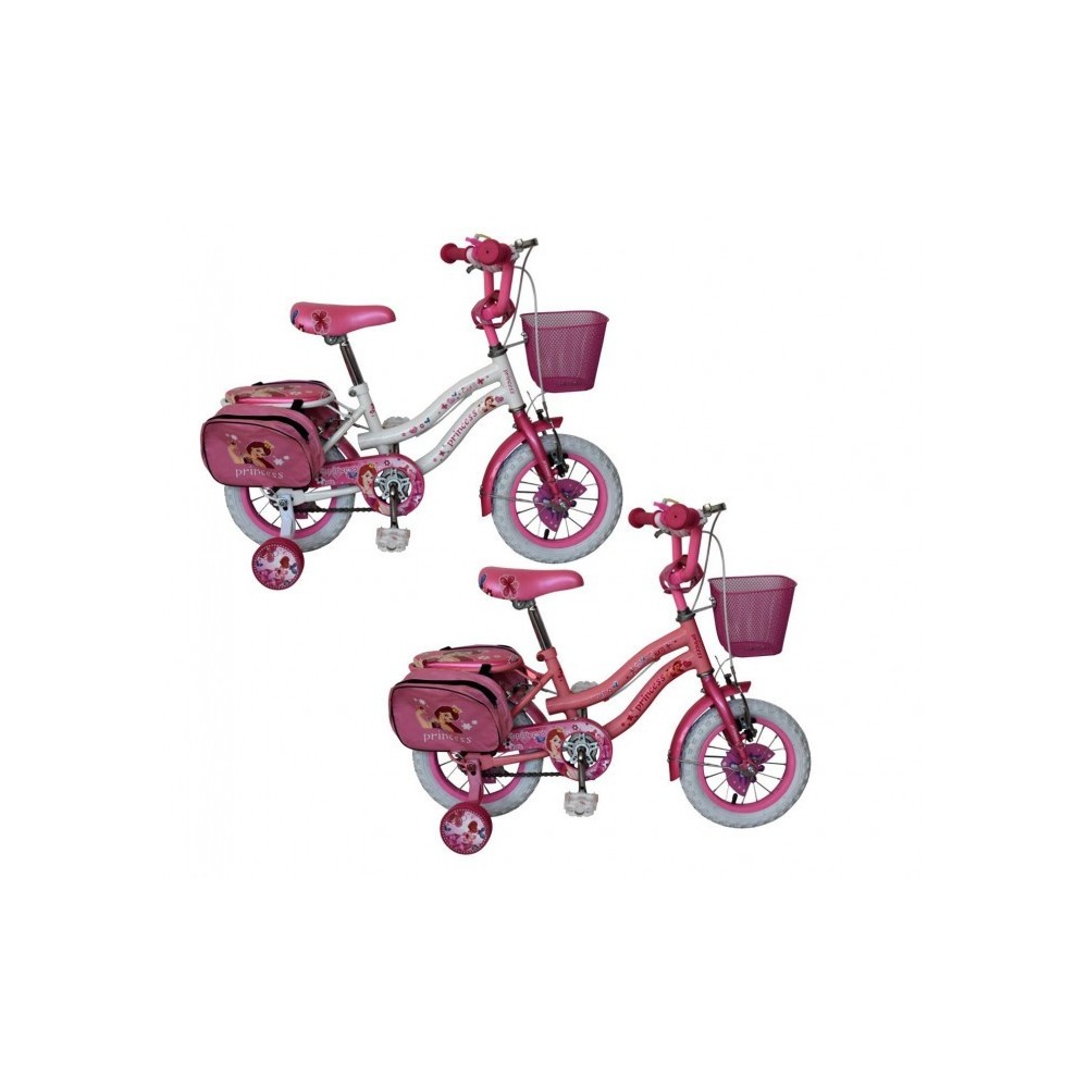  Vélo RS1211 pour filles Cadre PRINCESS taille 12 en acier âge 2 - 5 ans