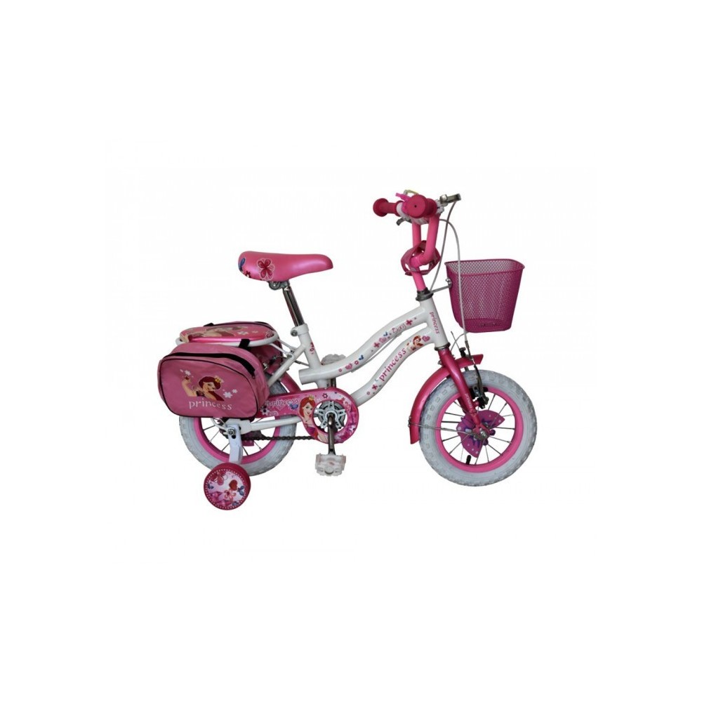  Vélo RS1211 pour filles Cadre PRINCESS taille 12 en acier âge 2 - 5 ans