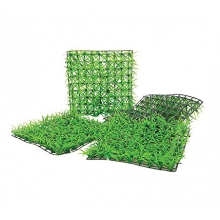 036392 Parcelle de gazon synthétique réaliste pour jardin 25x25 cm
