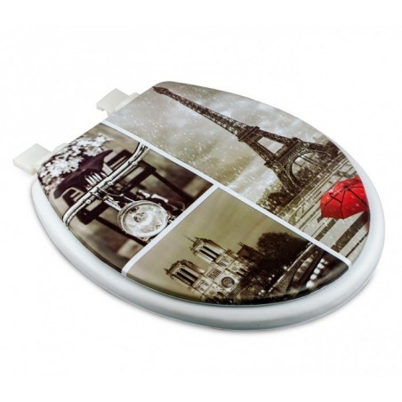 132333  Abattant WC UNIVERSEL Modèle PARIS  siège doux