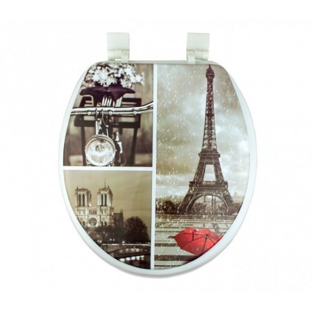 132333  Abattant WC UNIVERSEL Modèle PARIS  siège doux