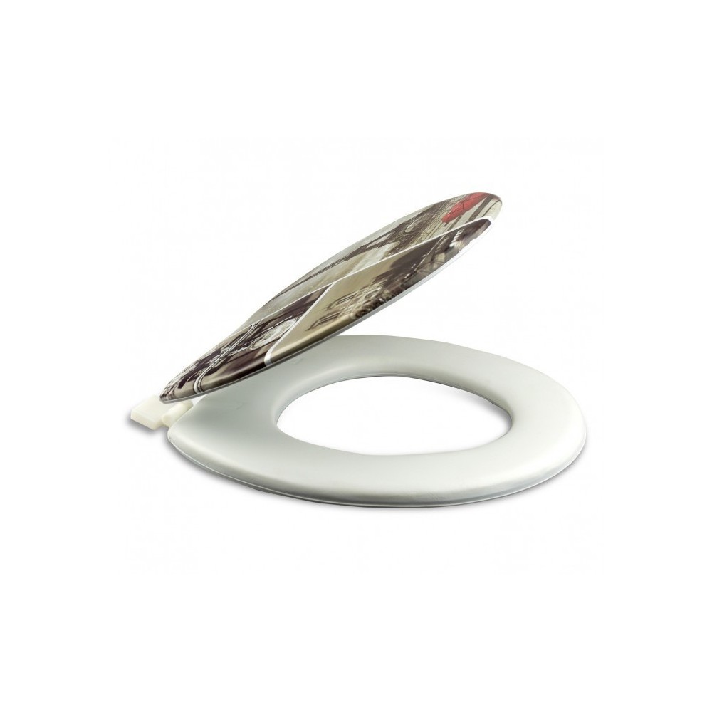 132333  Abattant WC UNIVERSEL Modèle PARIS  siège doux