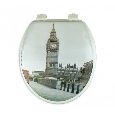132333 Abattant WC UNIVERSEL Modèle Londres  siège doux 132333 Abattant WC UNIVERSEL Modèle Londres  siège doux
