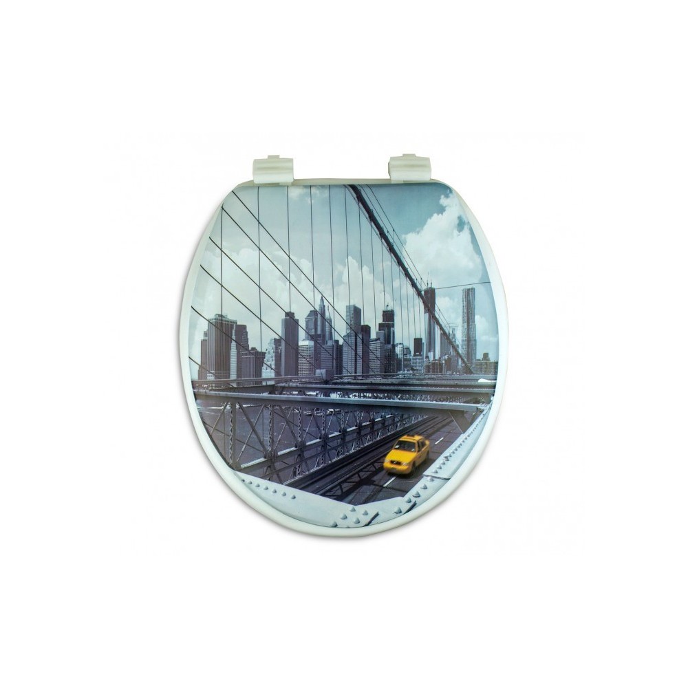 132333 Abattant WC UNIVERSEL Modele New York siege doux