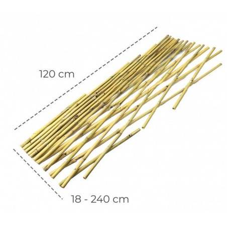 377529 Clôture en bambou extensible pour plante, suspendue et jaridns  90x240cm  377529 Clôture en bambou extensible pour plante, suspendue et jaridns  90x240cm
