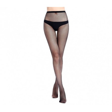  Collants noirs élastiques taille haute LANGSHITING mod. 901 ajustées