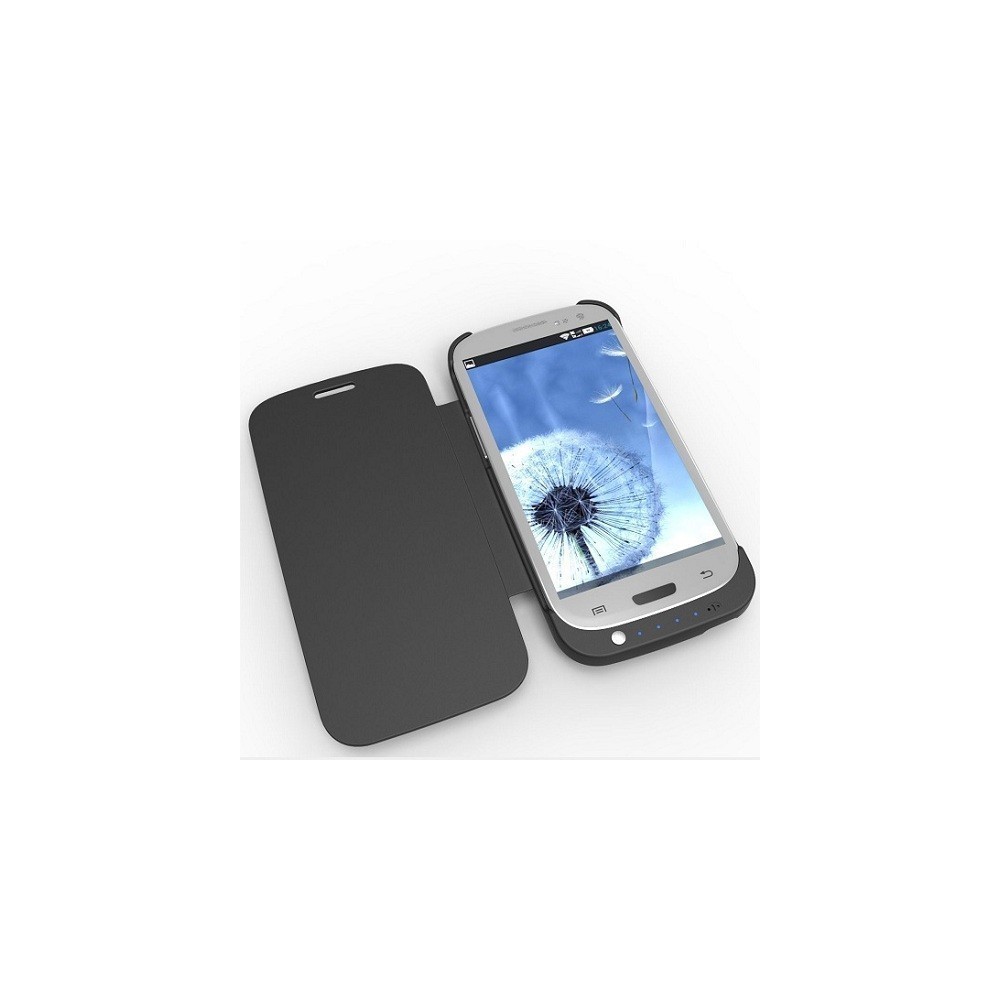 Chargeur de batterie compatible avec Samsung Galaxy S III Noir ou Blanc 3200 mAh