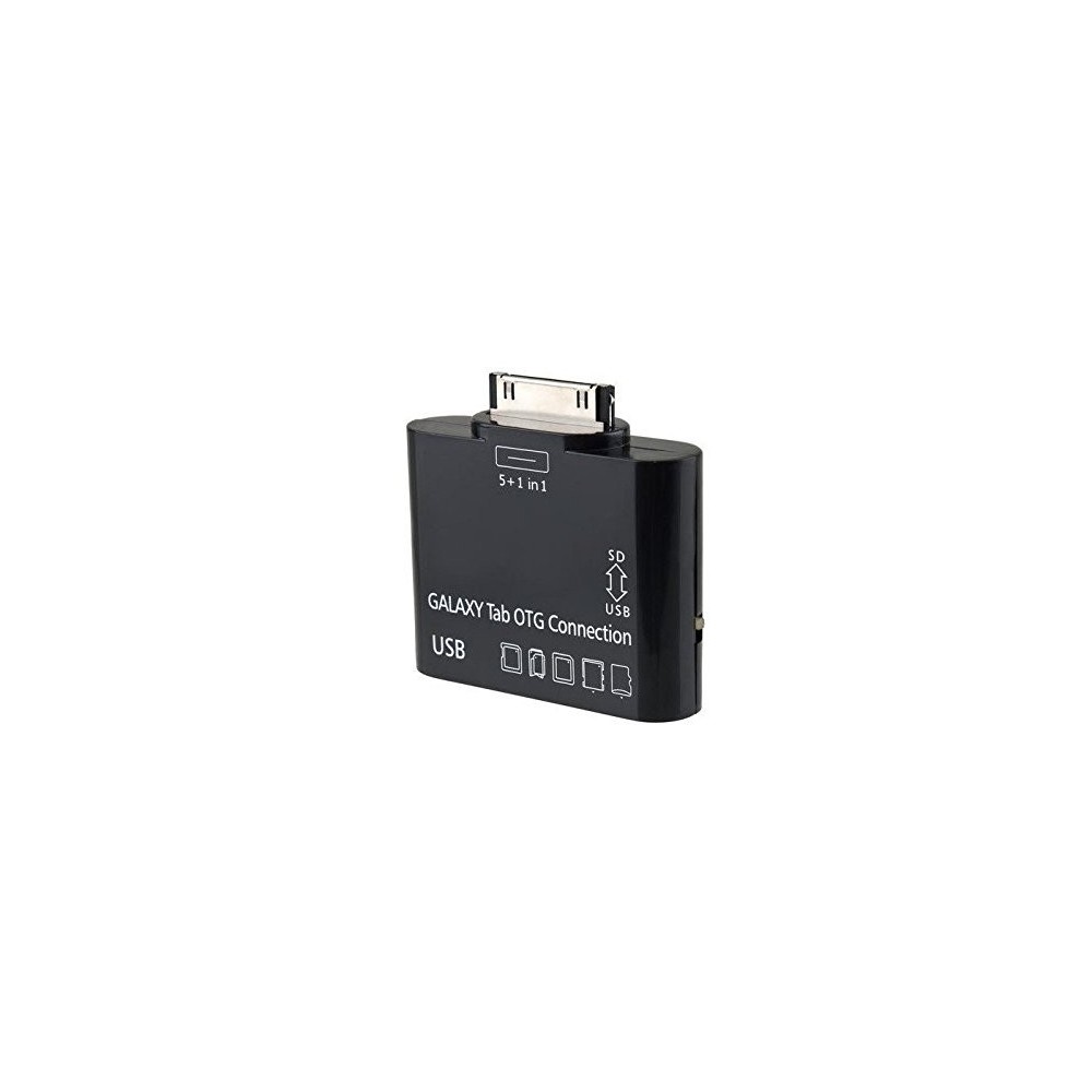 Adaptateur -5 en 1 Samsung GALAXY Tab compatible avec port USB lecteur de carte