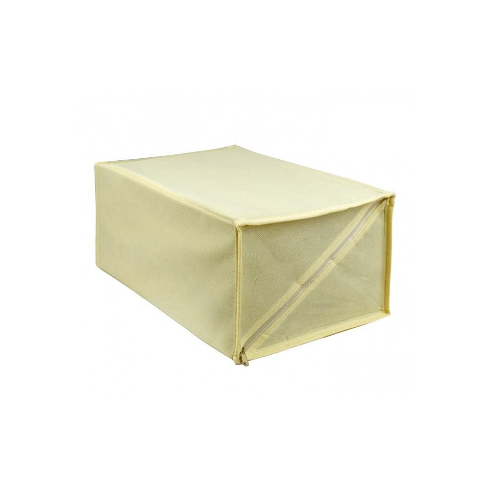 112885 Boîte à chaussures TNT ligne WELKHOME 22,5x35x15,5cm fenêtre et velcro