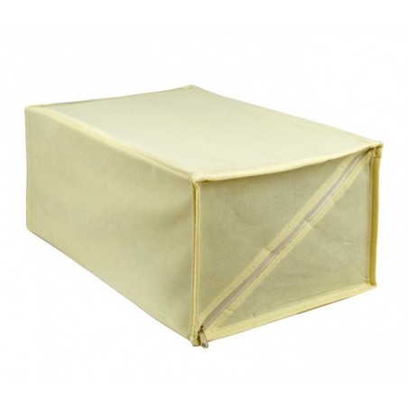 112885 Boîte à chaussures TNT ligne WELKHOME 22,5x35x15,5cm fenêtre et velcro