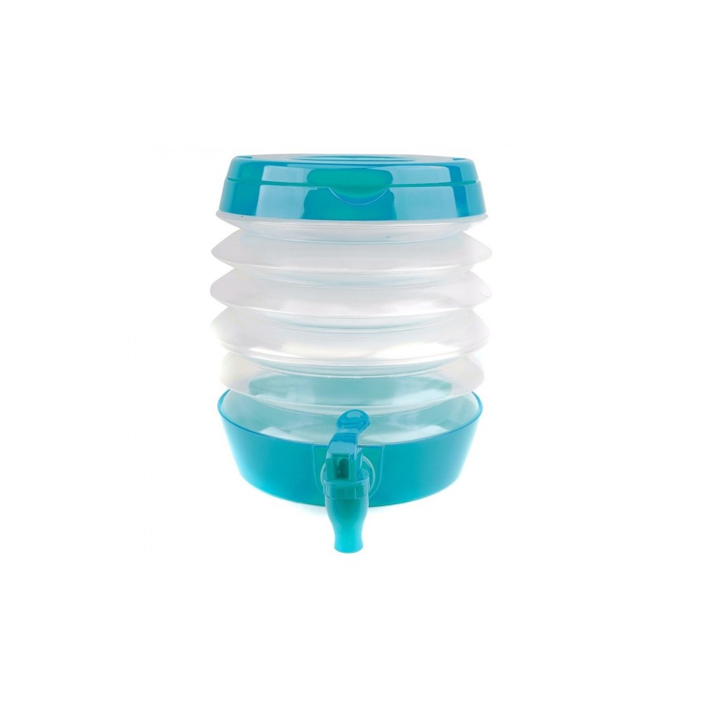 224328 Bidon d'eau à soufflet avec robinet  économie d'espace WELKHOME 3.5 Lt