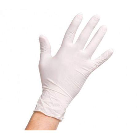  220603 Pack 100 gants en latex jetables tailles RILUX du S au XL