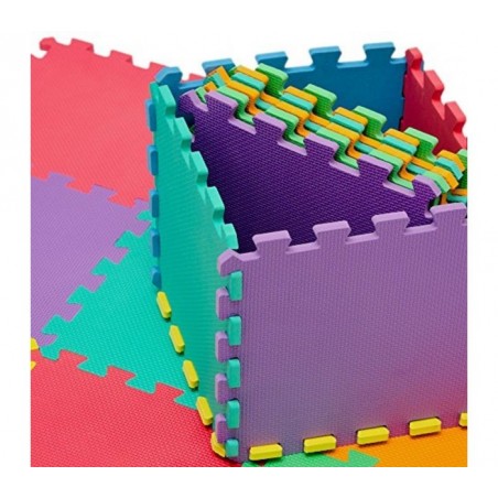 Tapis jeu de puzzle CIGIOKI modulaire eva couleur caoutchouc 20 pièces  30X30 cm