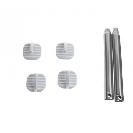 182788 Barrière semi-rigide pour animaux domestiques 180 x 72 cm accroches mural