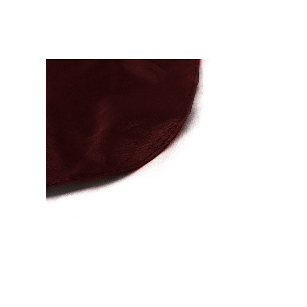 159018 Cape longue bordeaux en pvc 91x137 pour salon de coiffure