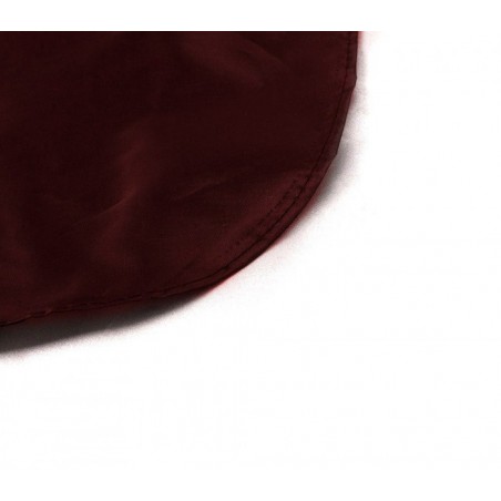 159018 Cape longue bordeaux en pvc 91x137 pour salon de coiffure